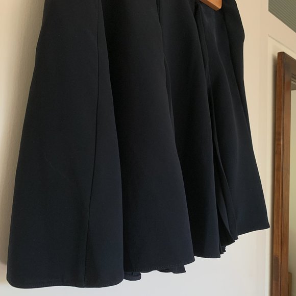 Dior dark navy mini pleated silk skirt FR 36 2 4 - Picture 5 of 12